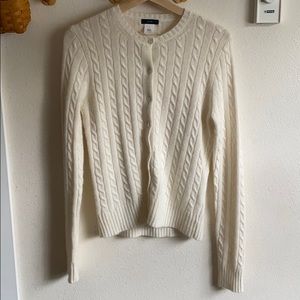 J. Crew Cable Knit Cardigan